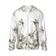 thumbnail image 1 of Fotbe Japanese White Cranes Chaqueta con Protección Solar UPF 50+ para Hombre y Mujer, Camisa con Capucha y Bolsillos-X-Large, 1 of 7