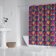 thumbnail image 2 of Colorful Strawberry Plants Fruit Checkered Shower Curtain 84"x72" ,Bathroom Decorative Shower Curtains Set with 12 Hooks,Modern Waterproof Washable Shower Curtain, 2 of 6