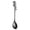 black, variant on Hecteas Creative Parrot Shaped Stainless Steel Spoon – Animal Design Coffee Stirring Tea Spoon, Long Handle Dessert Spoon for Ice Cream Yogurt, Unique Kitchen Art Silverware Gift for Bird Lovers