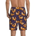 thumbnail image 6 of KLL Stars and Fox Cute for Men's 1-Pack Shorts,Sleep Pajama Shorts for Men Soft Pj Shorts Men's Pajama Bottoms Sleepwear -3X-Large, 6 of 7