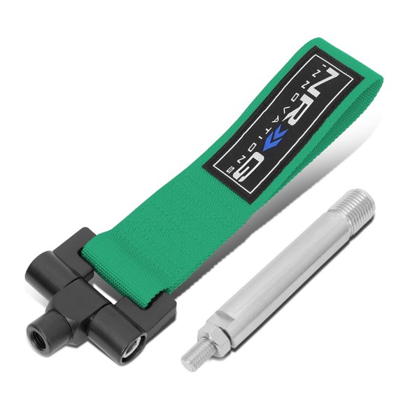 NRG Innovations NRG-TOW-160GN NRG Innovations TOW-160GN For 2013 to 2019 Kia Forte Sedona Hyundai Elantra GT Front or Rear Bumper 2.25"Wide Nylon Tow Strap Towing Hook Belt 14 15 16 17 18