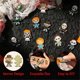 thumbnail image 5 of 28 piezas de dijes de personajes de películas clásicas de terror, colgantes de esmalte de Halloween, colgante de dije de aleación de terror f como se muestra, 5 of 5