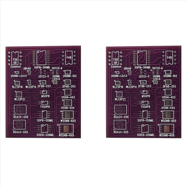 Uson8 2X Adaptador Universal SMD A DIP8 25 en 1, Adaptador SMD 22 en 1, PCB ...