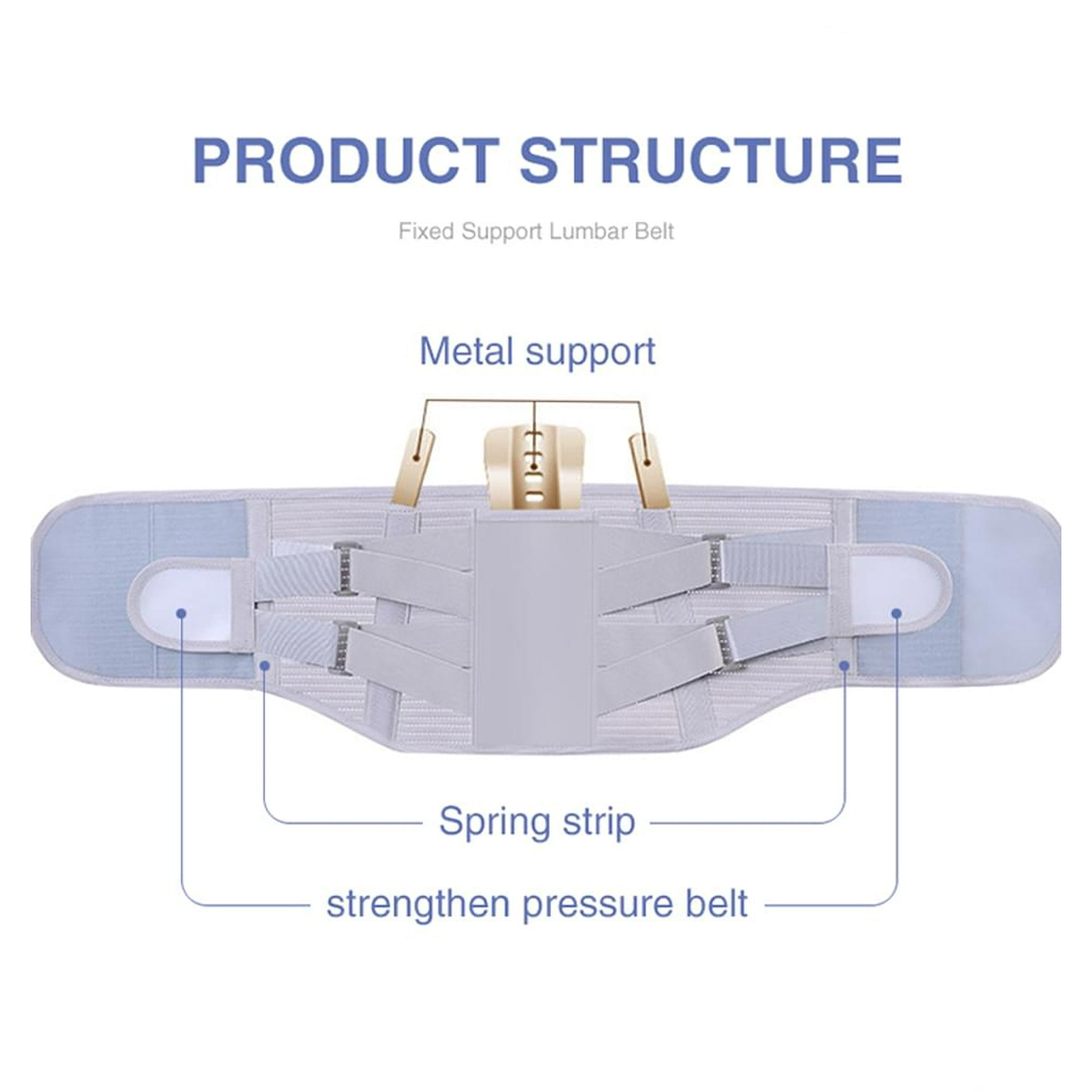 Mikewe Lumbar Spine Support Belt For The Lumbar Belt Slipped Disc Lumbar Spine Support Belt Back Support Belt Orthopedic Lumbar Support Belt Back Ban