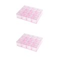 thumbnail image 2 of Youkk Building Blocks Candy Box Delightful and Colorful Party Favor for Weddings and Celebrations Clear and Pink 2Set, 2 of 6