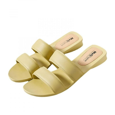 

Homedles Sandals for Women- Flat Open Toe Comfortable Summer Casual Gift for women Sandals for Women Green