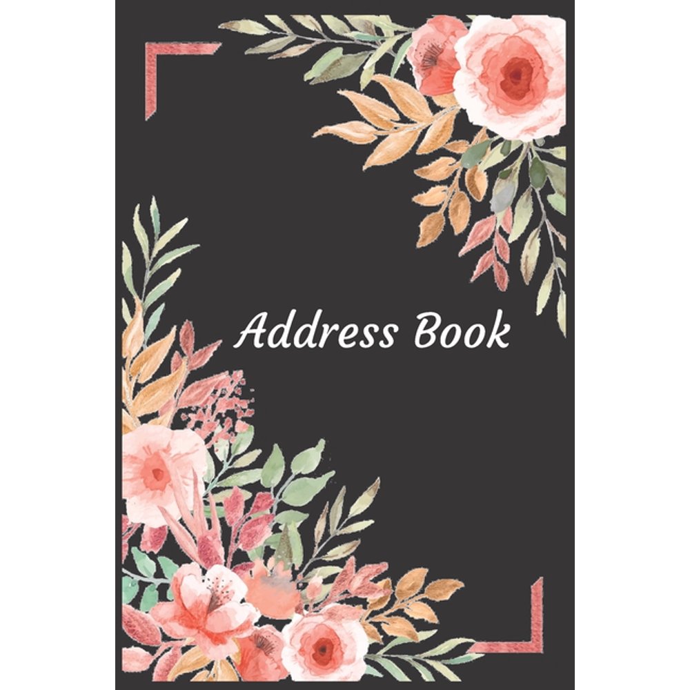 Address Book With Alphabetical Tabs, For Contacts, Addresses, Phone