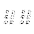 thumbnail image 2 of Bewildely 6 Pieces Narrow Foot Hemmer Simple Tailoring Items Wide Sewing Machine Adjustable Needlework Metal Supplies Household Accessory Type1 NO1, 2 of 6