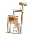 thumbnail image 3 of Condominio interactivo de muebles de múltiples niveles, centro de actividades de múltiples capas, árbol para gatos 60cmx40cmx130cm, 3 of 8