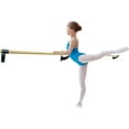 thumbnail image 3 of Ballet Barre Wall Mounted 6 FT Long Single Bar Black 2.0” Diameter | Fixed Height Ballet Barre System Traditional Wood | Home/Studio Ballet Bar, Dance Bar, Stretch Bar, Dancing/Stretching, 3 of 8