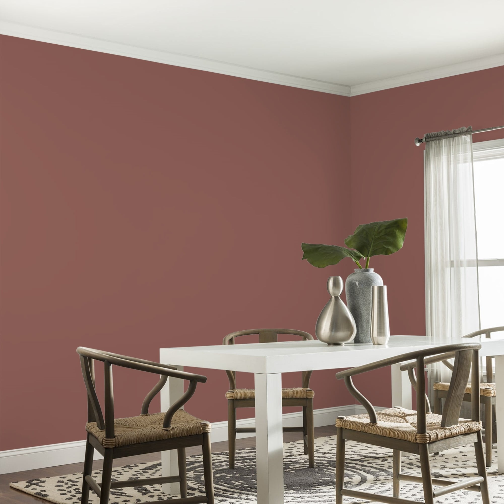 Glidden HEP Raspberry Truffle / Red, Eggshell Interior Paint with Primer, 1 Gallon