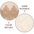 thumbnail image 3 of unbranded Cubierta De Piano Vertical Con Bordado Floral En Tela Lujosa Color Dorado Para Protección Elegante, 3 of 8