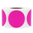 thumbnail image 2 of Fluorescent Pink Circle Labels | 1.5" inches Round - 500 Pack | InStockLabels.com, 2 of 38
