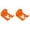 Orange 2PCS, variant on OJSFQUFP Weedeater Hanger,2 Pack Garage Organize Grass String Trimmer Rack,Metal Weed Eater Holder Wall Mount, Garden Tool Storage Rack Loads