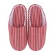 thumbnail image 2 of EeaseMX Pantuflas acogedoras de rayas rojas, estilo japonés, mullidas, para adultos, cálidas, para otoño e invierno (talla S, talla 36-37), 2 of 7