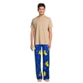 thumbnail image 2 of Pokemon Pikachu Pajamas Men's Allover Character Design Lounge Sleep Pants, 2 of 5