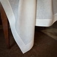 thumbnail image 4 of ZXNYH Linen Hemstitch Table Cloth, 100% Stonewashed French Linen Table Cloths for 6-Foot Rectangle Tables, Washable Thanksgiving Tablecloths, Decorative Halloween Table Cloth (White, 60 * 120”), 4 of 7
