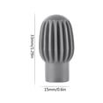 thumbnail image 3 of Drum Stick Practice Tip Cabeza de silicona Drumstick Mute Damper Grey 4pcs JShteea Para Estrenar, 3 of 8
