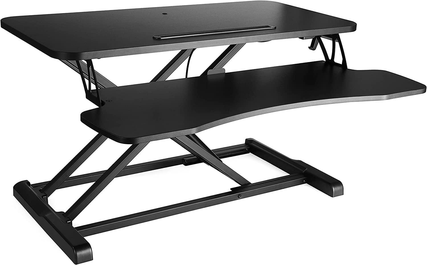 Core Place Stand Up Desk Converter, 32 inches Wide, 512 sq.in. Total Surface Area Adjustable
