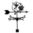 thumbnail image 2 of Hummingbird Metal Weather Vane, 12.66 Inch Roof Mount Weathervane Wind Direction Indicator Garden Stake Direction Indicator Measuring Tool Easy Use for Outside Yard Farm Garden Patio Farmhouse Decor, 2 of 6
