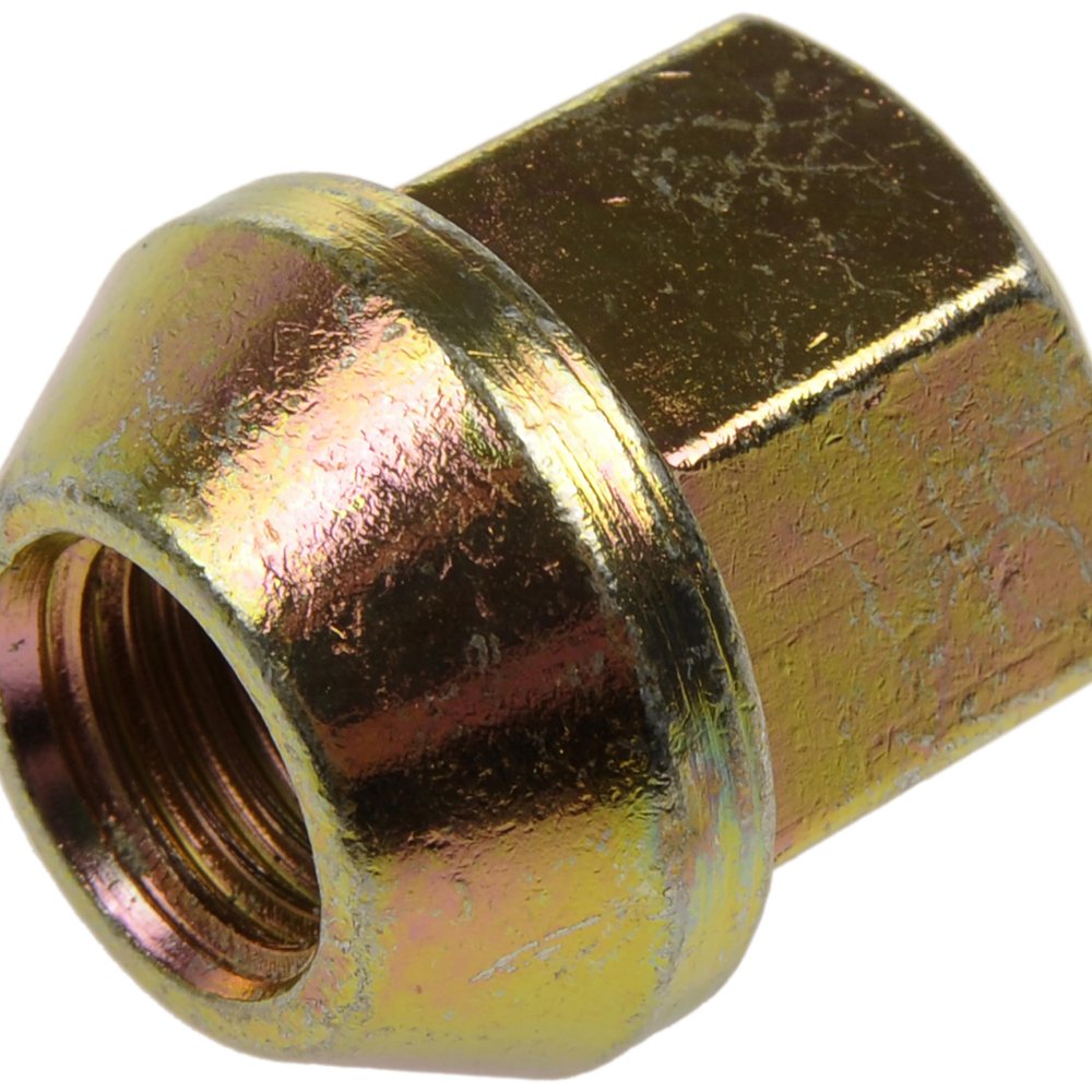 Dorman 611063 Yellow/Zinc Plated Wheel Lug Nut for Select Models