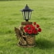 thumbnail image 1 of Solar Garden Statue Light Outdoor Resin Solar With Planter Waterproof LED Welcome Decorative Lamp For Patio Yard 2Colors Available, 1 of 8