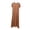 Khaki, variant on Asxite Womens Pajamas Solid Rayon Stretchy Breathable Crew Neck Short Sleeve Nightgowns