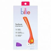 Billie Women's Razor Handle with Magnetic Holder & 2 Blade Refills - Sunburst