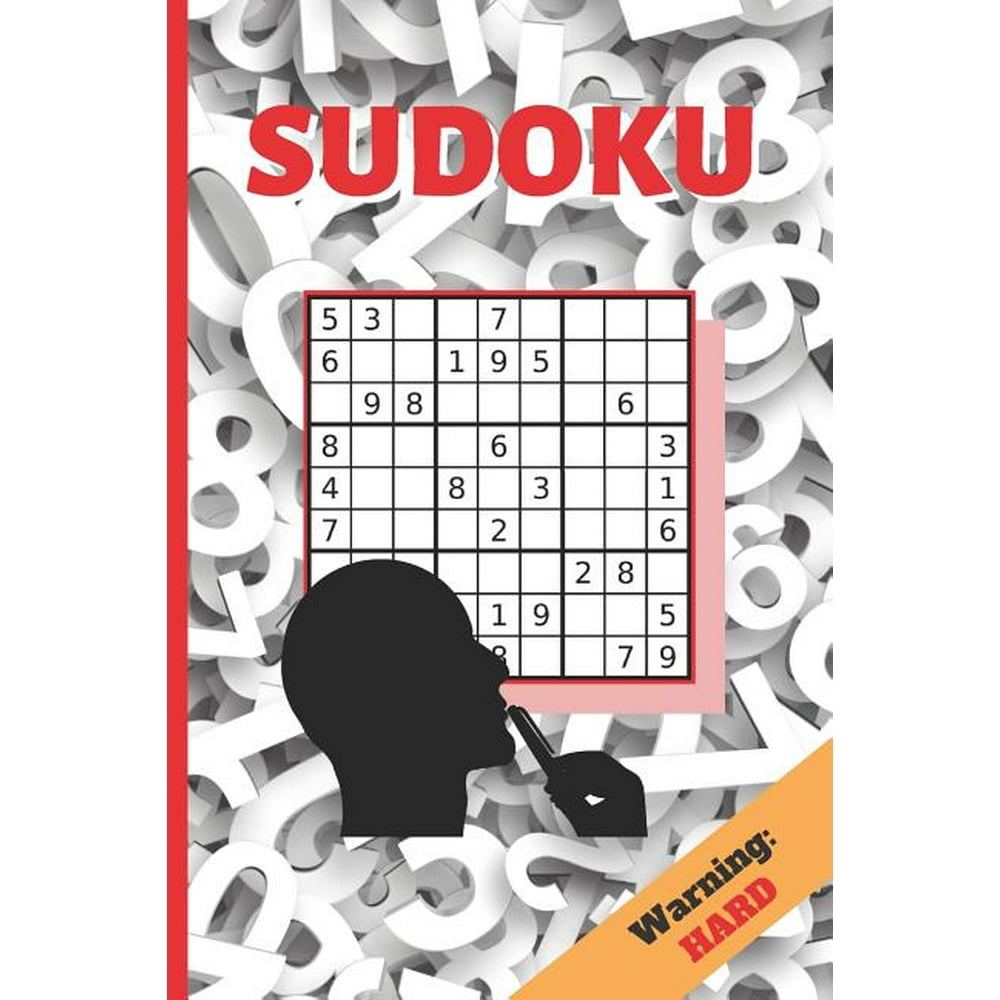 Sudoku 6" X 9" 100 Hard Sudoku Puzzles Book with Answer Keys Included