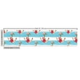 thumbnail image 2 of Ambesonne Shabby Flora Fabric by the Yard Upholstery, Anchors and Roses, 1 Yard, Multicolor, 2 of 4