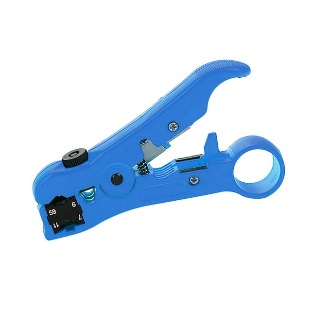 Herramienta que del del de la aleación RG69 / 6/11/7 Cable 2 colores Azul DYNWAVEMX Pelacables