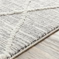 thumbnail image 6 of Surya Azilal AZI-2304 51x71" Rectangle Global Fabric Area Rug in Gray/Ivory, 6 of 7