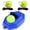 B, variant on Tennis Trainer Rebound Ball with Baseboard & String - Solo Practice for Backyard, Garage, Court - Ideal for Adult, Beginner