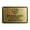 Brushed Gold, variant on Signs ByLITA Classic Framed Desfibrilador Externo Automatico Door or Wall Sign (Brushed Silver) - Small
