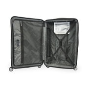 حقيبة سفر Brookstone Keane 29 Hardside Large Checked Expender Spinner للسفر، باللون الفحمي
