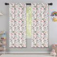 thumbnail image 5 of Blackout Kids Curtains,White Christmas Deer and Gift Pattern Childrens Insulated Curtains Set Of 2,Bedroom Essentials,Toddler Room Decor 42"x63", 5 of 5