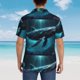 thumbnail image 4 of Fotbe Vintage Blue Pattern Whale Camisa Hawaiana para Hombre Unisex – Camisa Casual de Verano con Botones de Manga Corta de Algodón y Lino,X-Large, 4 of 7