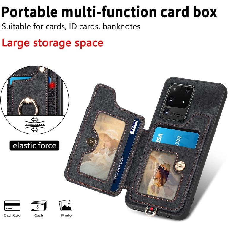 Phone Case for Samsung Galaxy S20 Ultra 5G Wallet Cover with