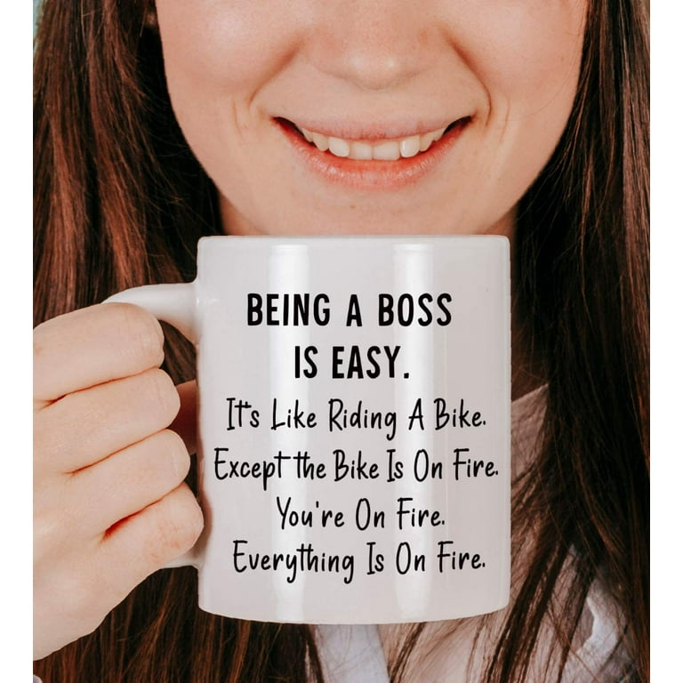 Boss Gifts for Men Women - Ceramics Office Desk Decor Gifts, To my boss