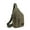 Green GN 30x18x6cm, variant on kcavykas Big Deals Items Thickened Three Zipper Outdoor 3x3 Canvas Chest Bag New Men's Chest Bag Messenger Bag Men's Chest Bag