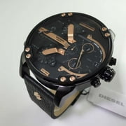 Diesel Men's DZ7350 Black Leather Quartz Watch