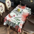 thumbnail image 5 of Pioneer Flower Floral Print Pattern Rectangle Tablecloth 60"x120",Waterproof Polyester Rectangle Table Cloth, Wipeable Spillproof Polyester Tablecloth for Dining, Camping, Indoor and Outdoor, 5 of 6