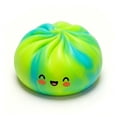thumbnail image 2 of Tie Dye Swirl Dumpling Squishy Stress Ball, Kawaii Marbled Bao Squeeze Toy with Mini Steamer Basket, 3 Inch Food Fidget Toy for Kids Adults, 2 of 9