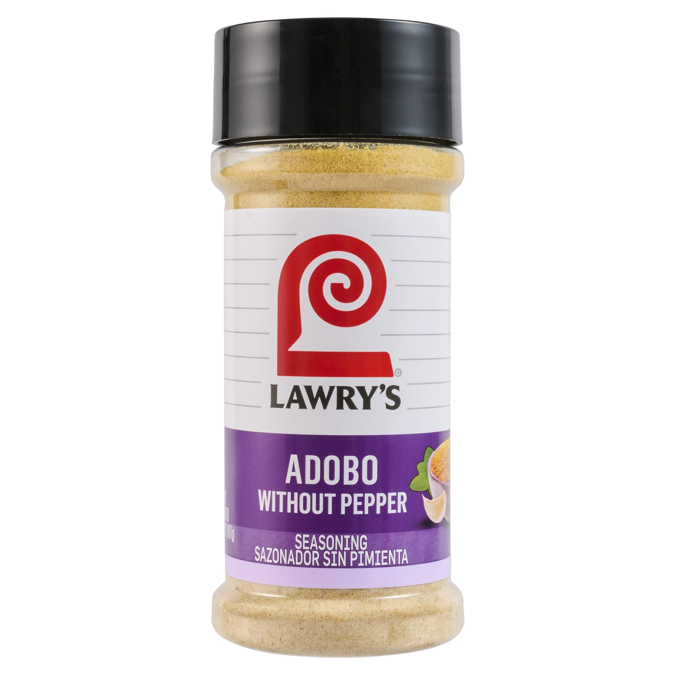 (12 pack) Lawry's Kosher Adobo Seasoning Without Pepper, 14.37 oz Bottle