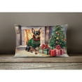thumbnail image 2 of Miniature Pinscher Cozy Christmas Throw Pillow 12 in x 16 in, 2 of 4