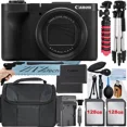 thumbnail image 1 of Canon PowerShot V1 4K Vlogging Camera with 2 Pack 128GB Memory Card + Case + Full Size Tripod + ZeeTech Accessory Bundle, 1 of 4
