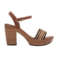 thumbnail image 2 of Sandalia con Tacón Marca RBCOLLECTION Exterior Sintético Color Café RBCOLLECTION 101463, 2 of 3