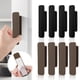 thumbnail image 1 of Monstrate Manijas autoadhesivas de amplia aplicación, multiusos, no deformantes, amigables para niños, para puerta, 8 pack/lote Decoración del hogar Negro+Café, 1 of 6