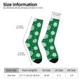 thumbnail image 2 of Fotbe Snowflake Calcetas Largas con Estampado para Hombre y Mujer – Calcetas de Compresión Transpirables y Elásticas, Viajar y Uso Diario Talla 5-11, 2 of 6