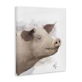 thumbnail image 4 of Stupell Industries Smiling Farm Pig Animals Painting Wrapped Canvas Art Print Wall Art, 16 x 20, 4 of 8